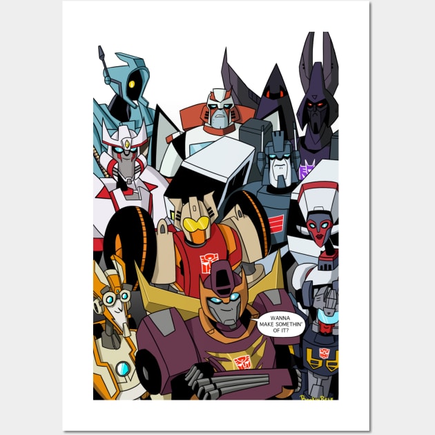 Transformers Animated Lost Light Wall Art by bookinbear